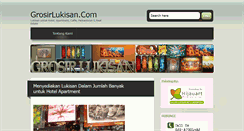 Desktop Screenshot of grosirlukisan.com